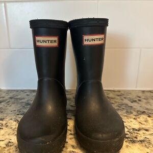 Hunter Classic Black Footwear Toddler size 7